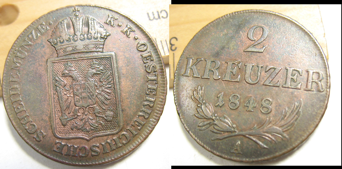 Less-Than-2-Cents-Per-Year?-1848-Austrian-2-Kreuzer